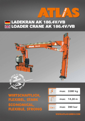 Hidraulikus rakodódaruk Atlas AK 186.4VB A12L 