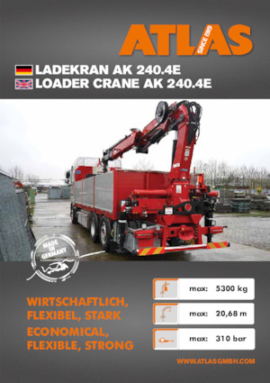 Hidraulikus rakodódaruk Atlas AK 240.4E A2 