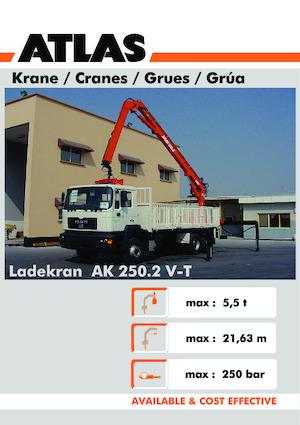Hidraulikus rakodódaruk Atlas AK 250.2CS A21 