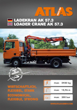 Hidraulikus rakodódaruk Atlas AK 57.3 A2 