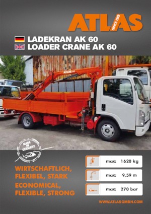 Hidraulikus rakodódaruk Atlas AK 60 A1