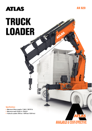 Hidraulikus rakodódaruk Atlas AK 620.3E A5 