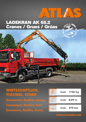 Hidraulikus rakodódaruk Atlas AK 65.2 A1L 