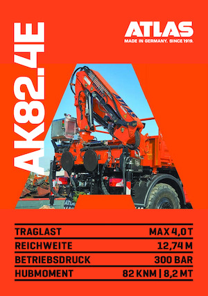 Hidraulikus rakodódaruk Atlas AK 82.4E A5L