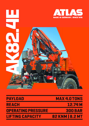 Hidraulikus rakodódaruk Atlas AK 82.4E A5L