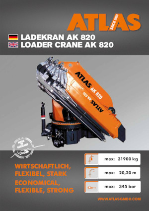 Hidraulikus rakodódaruk Atlas AK 820 A4
