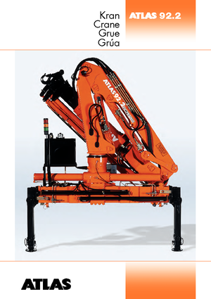 Hidraulikus rakodódaruk Atlas AK 92.2 A2