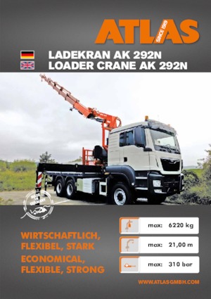 Hidraulikus rakodódaruk Atlas AL 292N