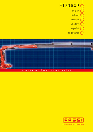 Hidraulikus rakodódaruk Fassi F 120 AXP 23