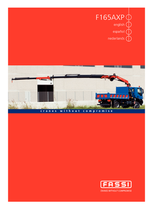 Hidraulikus rakodódaruk Fassi F 165 ACXP 24 L 153