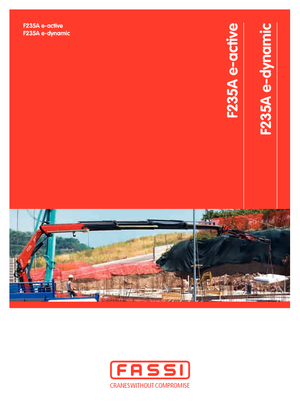 Hidraulikus rakodódaruk Fassi F 235 AC 0.25 e-active