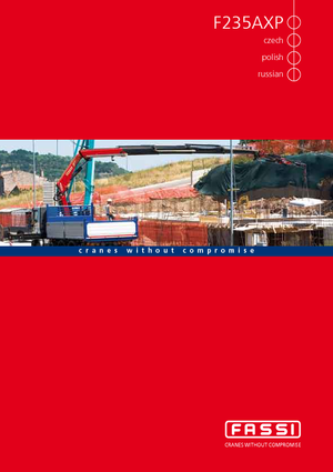 Hidraulikus rakodódaruk Fassi F 235 AXP 26
