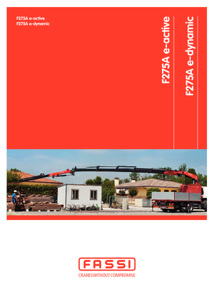 Hidraulikus rakodódaruk Fassi F 275 AC 0.23 e-active