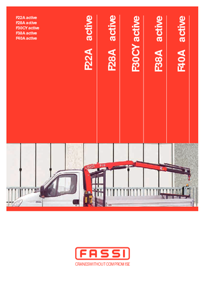 Hidraulikus rakodódaruk Fassi F 40 A 0.21 active