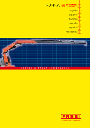 Hidraulikus rakodódaruk Fassi F 295 A 26 L 214