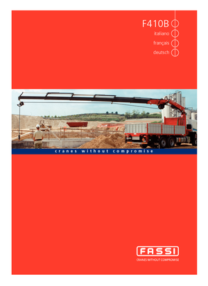 Hidraulikus rakodódaruk Fassi F 410 B 23