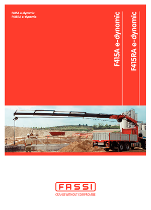 Hidraulikus rakodódaruk Fassi F 415 RA 2.24 e-dynamic