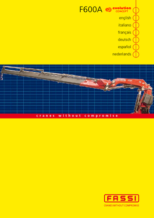 Hidraulikus rakodódaruk Fassi F 600 A 27