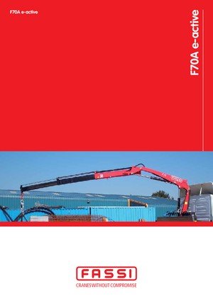 Hidraulikus rakodódaruk Fassi F 70 AC 0.23 e-active