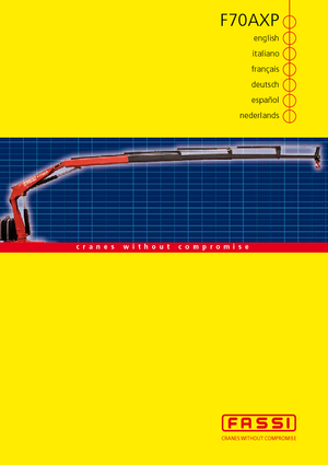 Hidraulikus rakodódaruk Fassi F 70 AXP 23
