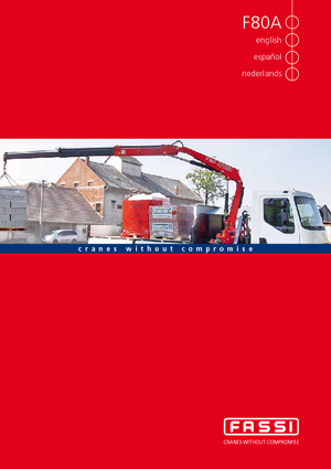 Hidraulikus rakodódaruk Fassi F 80 A 24