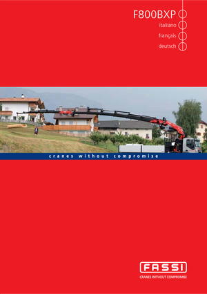 Hidraulikus rakodódaruk Fassi F 800 BXP 28