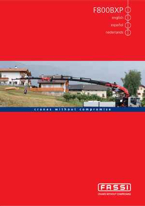 Hidraulikus rakodódaruk Fassi F 800 BXP 26