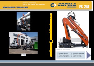 Hidraulikus rakodódaruk COPMA 2000 FS 24Z