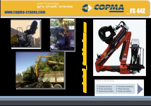 Hidraulikus rakodódaruk COPMA 2000 FS 44.Z2