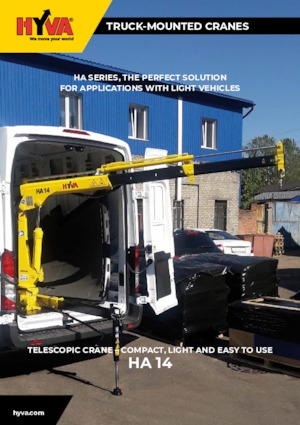 Hidraulikus rakodódaruk Hyva Crane HA 14 E2
