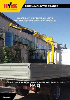 Hidraulikus rakodódaruk Hyva Crane HA 21 E2