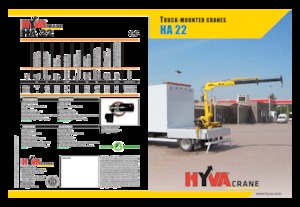 Hidraulikus rakodódaruk Hyva Crane HA 22