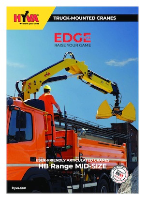 Hidraulikus rakodódaruk Hyva Crane HB 112 E2