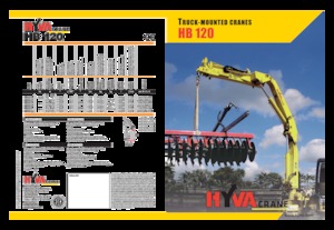 Hidraulikus rakodódaruk Hyva Crane HB 120 E1
