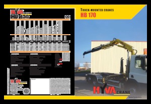 Hidraulikus rakodódaruk Hyva Crane HB 170 E4 J2