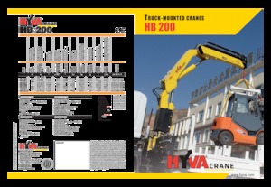 Hidraulikus rakodódaruk Hyva Crane HB 200