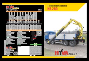 Hidraulikus rakodódaruk Hyva Crane HB 250 E1