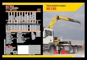Hidraulikus rakodódaruk Hyva Crane HB 280 E1