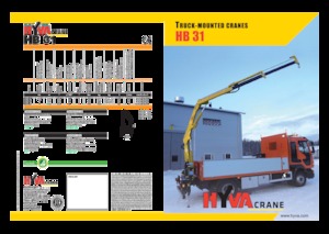 Hidraulikus rakodódaruk Hyva Crane HB 31 E1