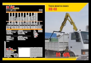 Hidraulikus rakodódaruk Hyva Crane HB 40