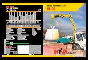 Hidraulikus rakodódaruk Hyva Crane HB 50