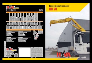 Hidraulikus rakodódaruk Hyva Crane HB 70 E1