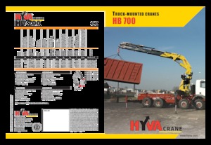 Hidraulikus rakodódaruk Hyva Crane HB 700 