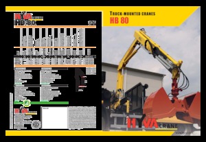 Hidraulikus rakodódaruk Hyva Crane HB 80 E1