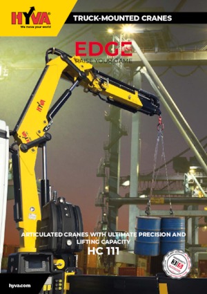 Hidraulikus rakodódaruk Hyva Crane HC 111 E3