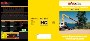 Hidraulikus rakodódaruk Hyva Crane HC 151X 