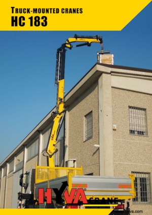 Hidraulikus rakodódaruk Hyva Crane HC 183 E6