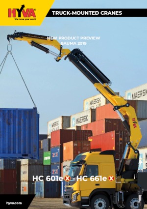 Hidraulikus rakodódaruk Hyva Crane HC 661e E4 