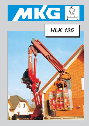 Hidraulikus rakodódaruk MKG HLK 125 a2