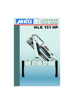 Hidraulikus rakodódaruk MKG HLK 151 HP a4 